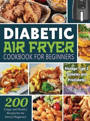 Book cover for Diabetic Air Fryer Cookbook for Beginners