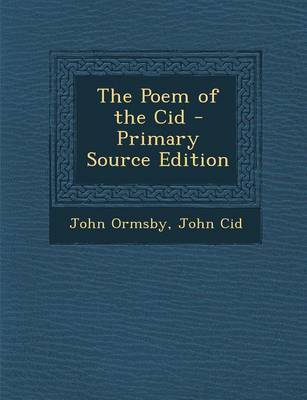 Book cover for The Poem of the Cid - Primary Source Edition