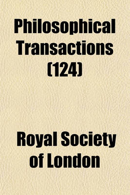 Book cover for Philosophical Transactions Volume 50