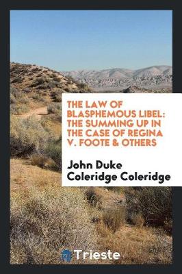 Book cover for The Law of Blasphemous Libel