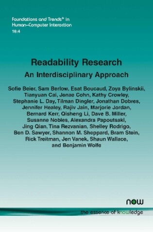 Cover of Readability Research