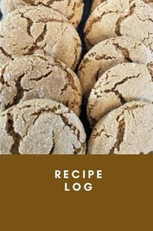 Cover of Recipe Log - Molasses Cookie Theme