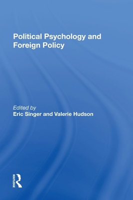 Book cover for Political Psychology And Foreign Policy