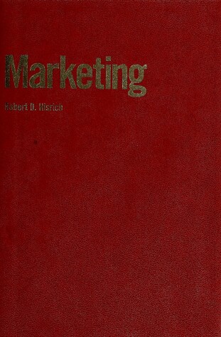 Book cover for Marketing