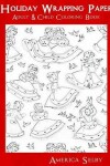 Book cover for Holiday Wrapping Paper Adult & Children Coloring Book