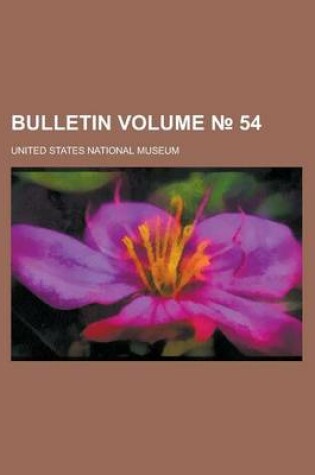 Cover of Bulletin Volume 54