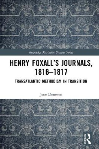 Cover of Henry Foxall’s Journals, 1816-1817