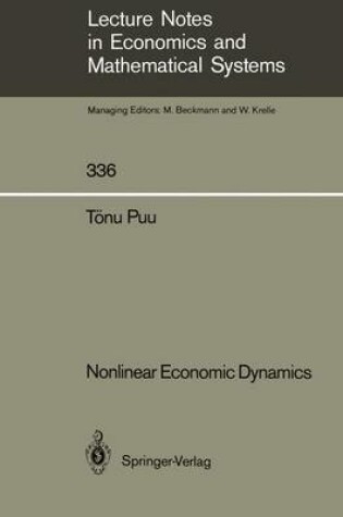 Cover of Nonlinear Economic Dynamics