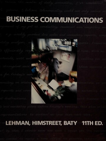 Book cover for Business Communication