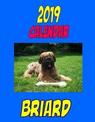 Book cover for 2019 Calendar Briard