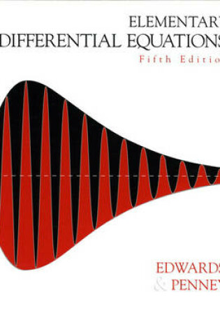 Cover of Elementary Differential Equations