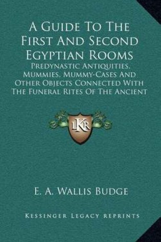 Cover of A Guide to the First and Second Egyptian Rooms