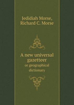 Book cover for A new universal gazetteer or geographical dictionary