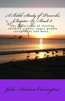 Book cover for A Bible Study of Proverbs Chapter 29--Book 6