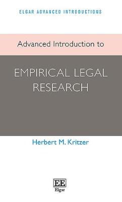 Book cover for Advanced Introduction to Empirical Legal Research