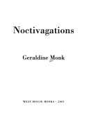 Book cover for Noctivagations