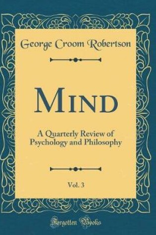 Cover of Mind, Vol. 3