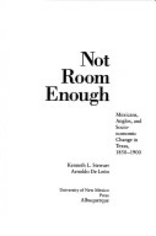 Cover of Not Room Enough