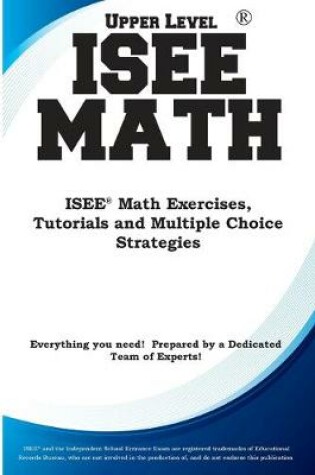 Cover of ISEE Upper Level Math