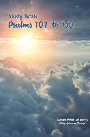 Cover of Study Write Psalms 107 to 150