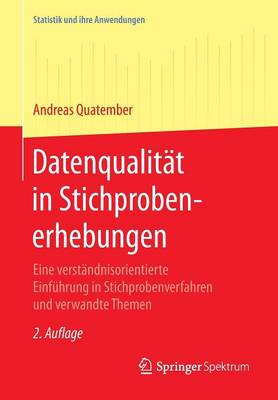 Book cover for Datenqualitat in Stichprobenerhebungen
