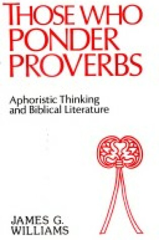 Cover of Those Who Ponder Proverbs