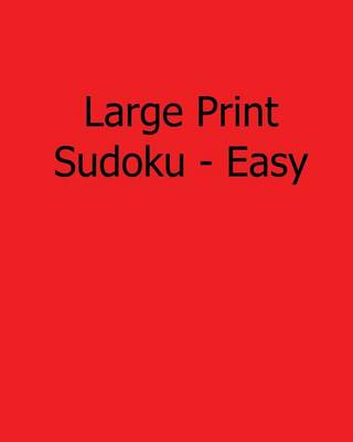 Book cover for Large Print Sudoku - Easy