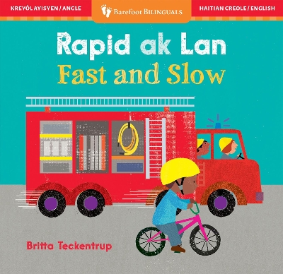 Book cover for Fast & Slow (Bilingual Haitian Creole & English)