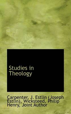 Book cover for Studies in Theology