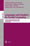 Book cover for Languages and Compilers for Parallel Computing