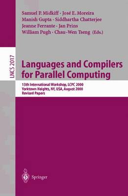 Cover of Languages and Compilers for Parallel Computing