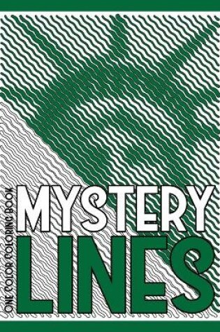 Cover of MYSTERY LINES One Color Coloring Book