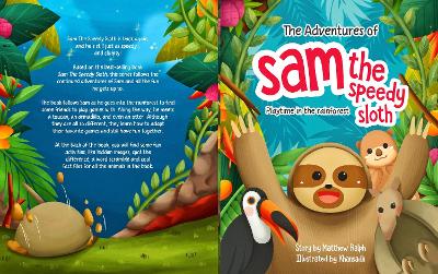 Book cover for The Adventures Of Sam The Speedy Sloth