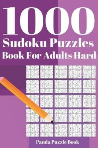 Cover of 1000 Sudoku Puzzle Books For Adults Hard