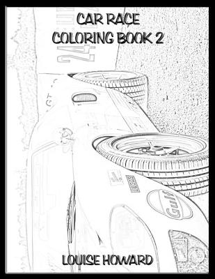 Book cover for Car Race Coloring book 2