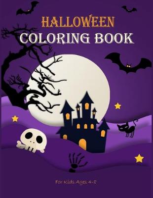 Book cover for Halloween Coloring Book For Kids Ages4-8