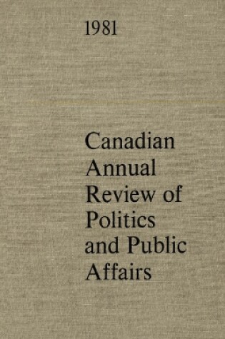 Cover of Cdn Annual Review 1981