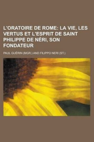 Cover of L'Oratoire de Rome