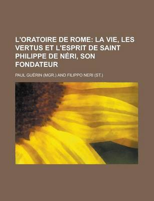 Book cover for L'Oratoire de Rome