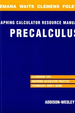 Cover of Graphing Calculator Resource Manual