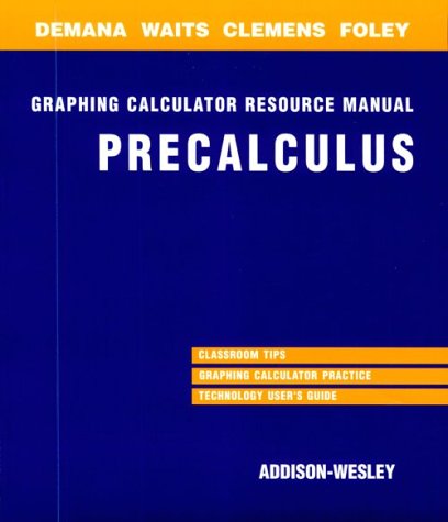 Book cover for Graphing Calculator Resource Manual