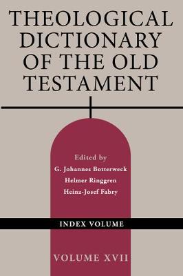 Book cover for Theological Dictionary of the Old Testament, Volume XVII, 17