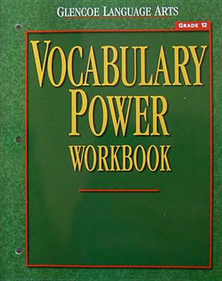 Book cover for Glencoe Language Arts Vocabulary Power Workbook Grade 12