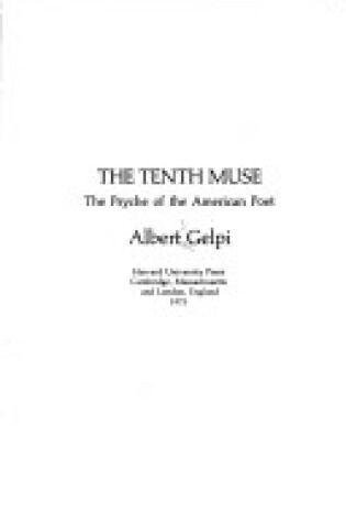 Cover of Gelpi: Tenth Muse Psyche American 7ed
