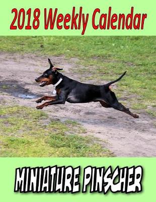 Book cover for 2018 Weekly Calendar Miniature Pinscher