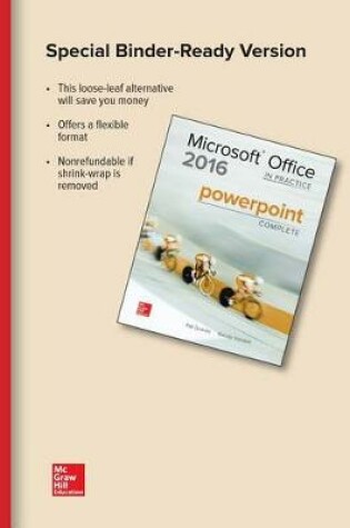 Cover of Looseleaf for Microsoft Office PowerPoint 2016 Complete: In Practice