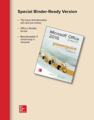 Book cover for Looseleaf for Microsoft Office PowerPoint 2016 Complete: In Practice