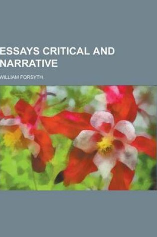 Cover of Essays Critical and Narrative