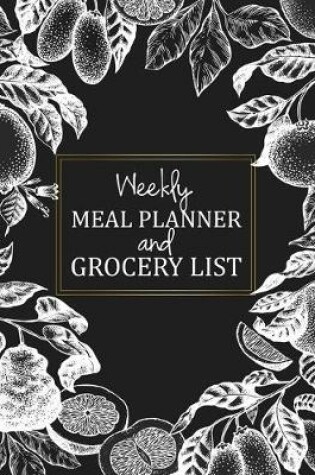 Cover of Weekly Meal Planner and Grocery List