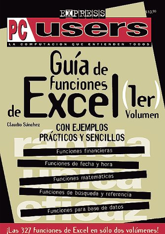 Book cover for MS Excel Guia de Funciones